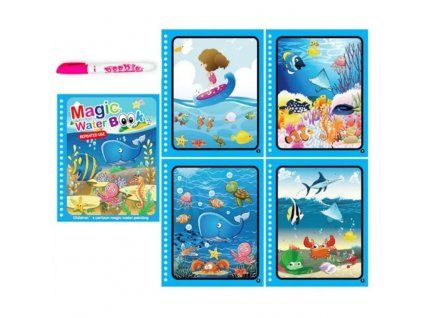 Vodní omalovánky pro děti – Magic Water Book  Vodní omalovánky pro děti – Magic Water Book