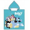 Plážová osuška pončo Bluey pro děti