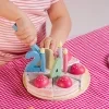 Dřevěný narozeninový dort – sada pro kreativní hraní