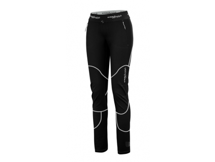 W21015184D 00 01WH PANT CERVINO WOMAN BLACK WHITE