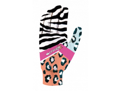 CRAZY GLOVES TOUCH BLACK ZEBRA