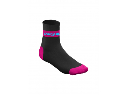 S23385002X 00 01 CRAZY CARBON SOCKS BLACK