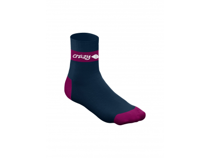 S23385002X 00 16 CRAZY CARBON SOCKS BLUE