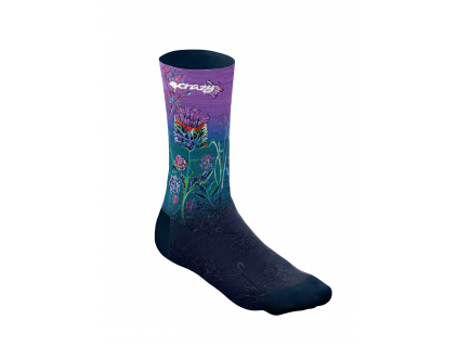 S23385005X 00 X127 CRAZY SOCKS ALLIUM FLOWER