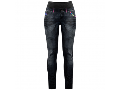 CRAZY PANT WONDER MAGIC LIGHT WOMAN PRINT DARK JEANS (Velikost XL)