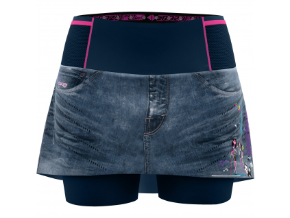 CRAZY SKORT VOLTAGE WOMAN I LOVE RUNNING (Velikost XS)