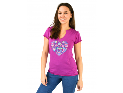 CRAZY T SHIRT MANDALA WOMAN MOUNTAIN FLOWER (1)