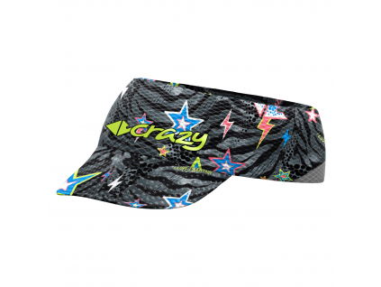 CRAZY PACMAN VISOR  BLACK-ZEBRA