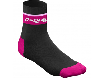 CRAZY CRAZY CARBON SOCKS  POP (Velikost 43-46)