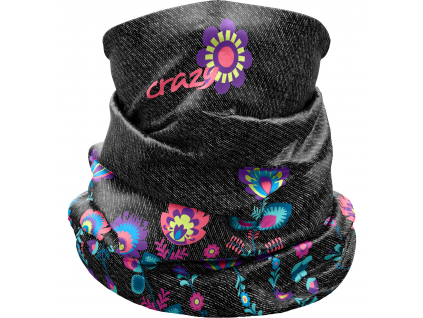 CRAZY NECK GUARD CRAZY  MOUNTAIN FLOWER (Velikost UNI)