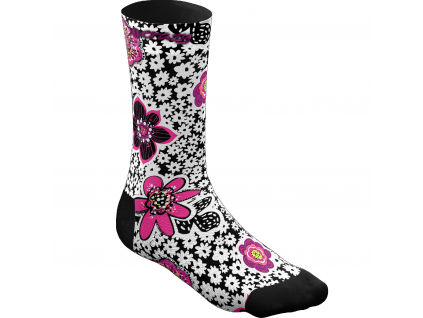 CRAZY CRAZY SOCKS  FLOWER (Velikost 43-46)