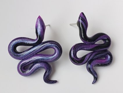 Náušnice Třpytiví hadi