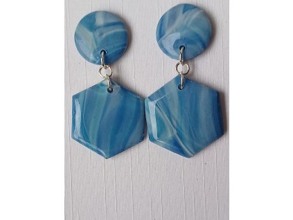 Náušnice Modrá je dobrá