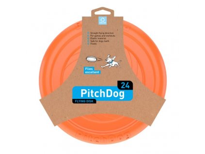 pitch dog letajici talir oranzovy