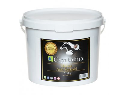 Crystalina- Výživový doplněk pro koně, který pomáhá při řešení problémů koní se sarkoidmi.