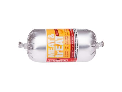 Odmeny pro psy ve tvaru salámy Meat & trEAT se sýrem 200g