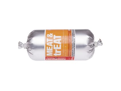 Odmeny pro psy ve tvaru salámy Meat & trEAT 100% drůbež 200g