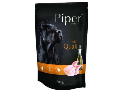 Kapsička pro psa Piper s křepelkou 150g