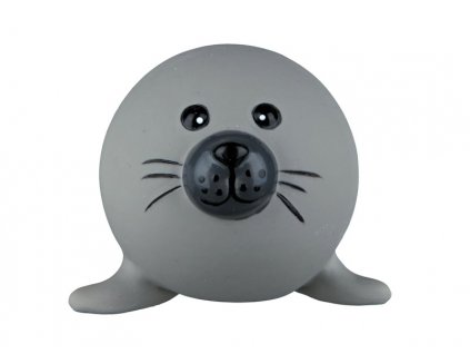 Pískací hračka pro psa tuleň 6cm