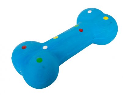 Pískací hračka pro psa kost 17cm