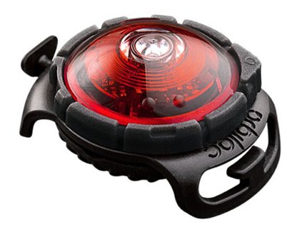 Červené bezpečnostní světlo pro psa Orbiloc020 red 500x500