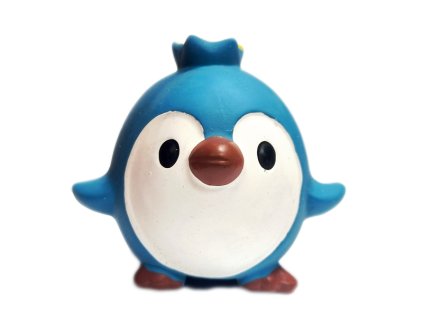 Pískací hračka pro psa tučňák 6cm