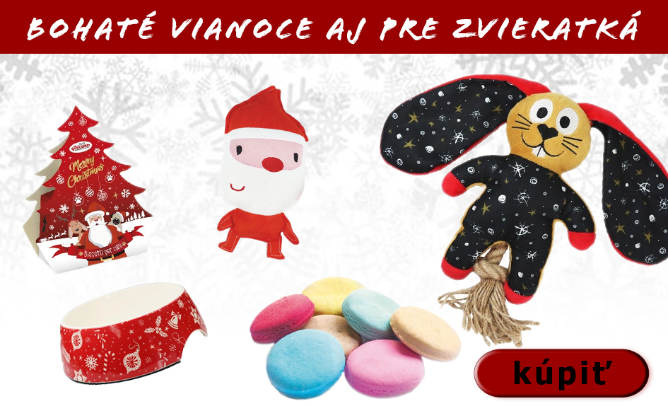 Doprajte bohaté Vianoce aj vasím štvornohým priateľom!