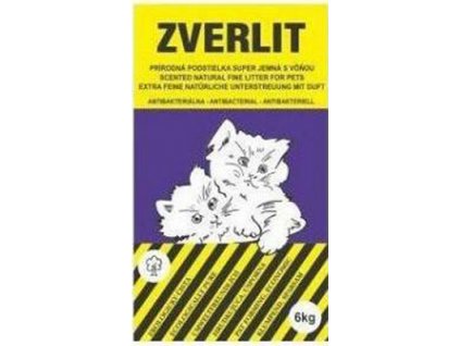 Zverlit fialová podstielka pre mačky super jemná s vôňou 6 kg