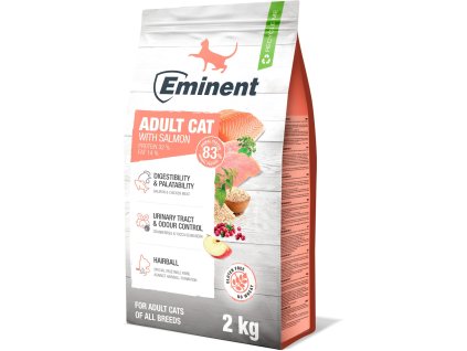 Prémiové krmivo pre mačky Eminent CAT adult LOSOS 2kg