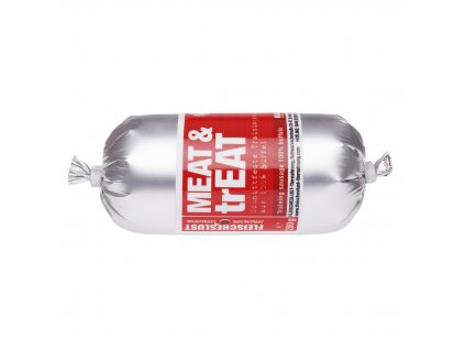 Odmeny pre psov v tvare salámy Meat and trEAT 100% byvolie mäso 200g