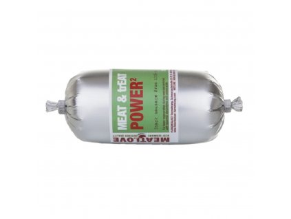 Odmeny pre psov v tvare salámy Meat and trEAT 100% kačica 200g
