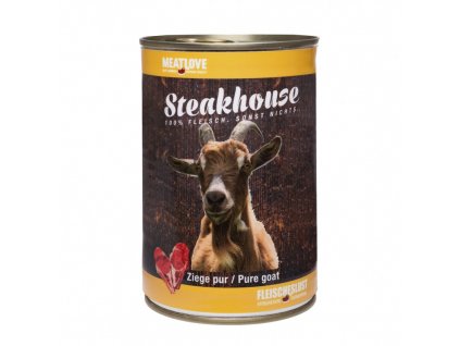 Konzervy STEAKHOUSE - 100% kozie mäso 400g