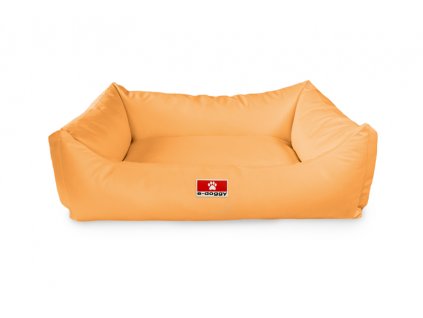 Kvalitný pelech pre psa z eko kože SOFA "M" piesková