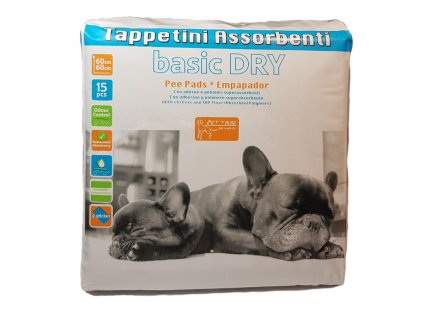 Absorbčné podložky pre psov Basic dry 15ks malé