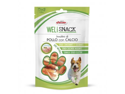 Pamlsky pre psy WELI SNACK kuracie kostčky s vápnikom