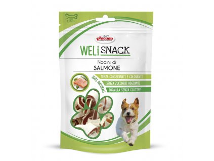 Pamlsky pre psy WELI SNACK lososové uzlíky