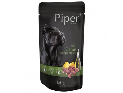 Kapsička pre psa Piper s divinou a tekvicou  150g