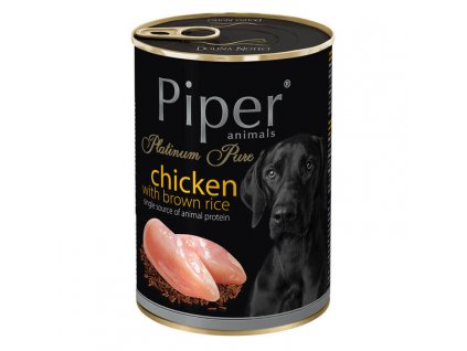 Konzerva Piper Platinum kuracie s hnedou ryžou 400g