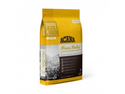 acana prairie poultry granule pre psa kura