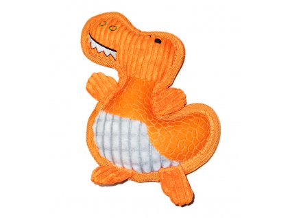 pet tribe dinosaurus hračka pre psa oranžový