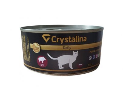 crystalina konzerva pre mačky diviak pre mačky 300