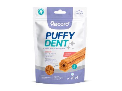 puffy dent dental snack for dogs M