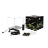 Akva set nano 10l pre beta rybky, krevety, rastlinky s filtrom LED svetlom, podložkou, krytom, číre sklo