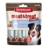 Odmeny pre psov v tvare salámy Meat and trEAT 100% losos 4x40g