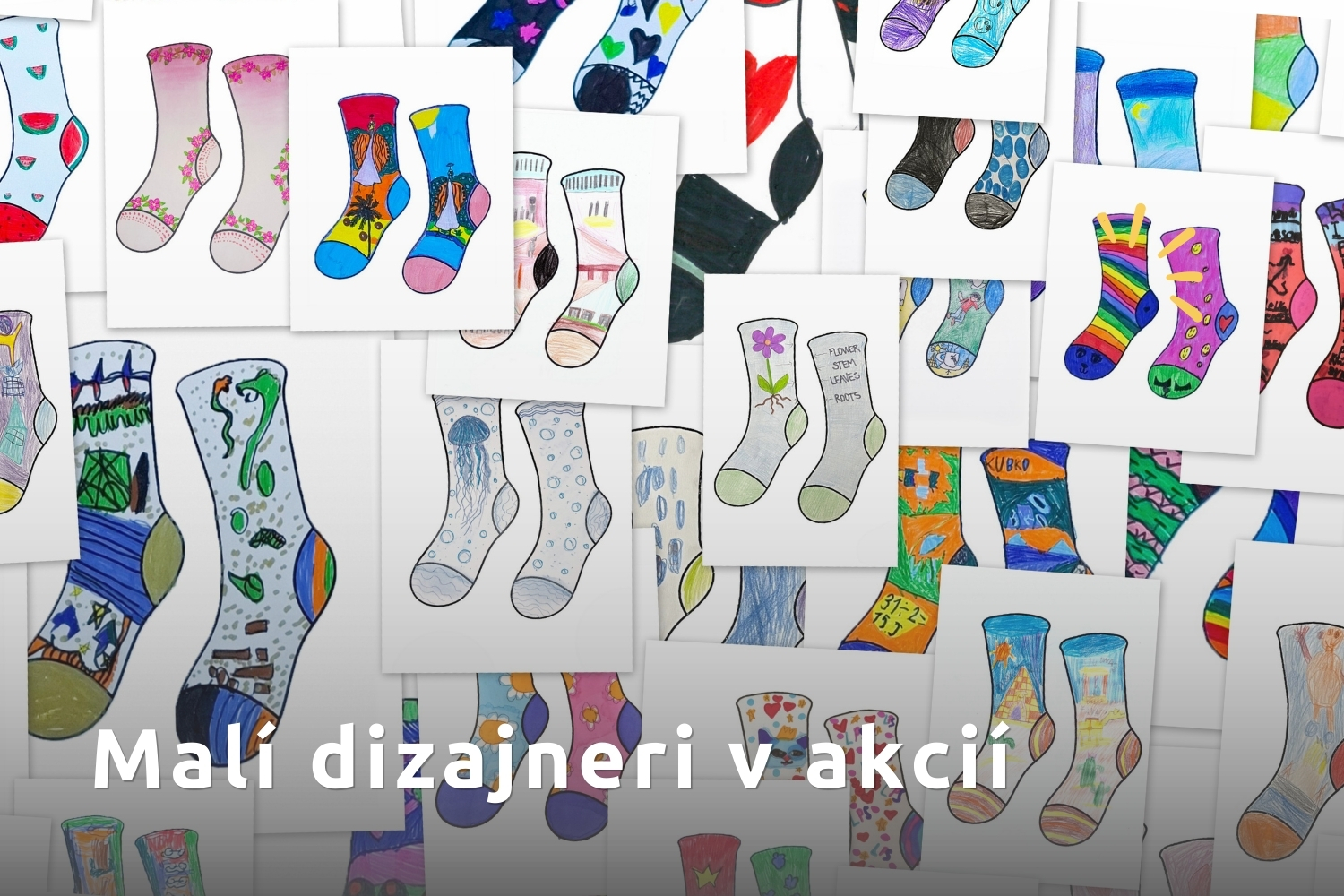 Malí dizajnéri ponožiek v akcii!
