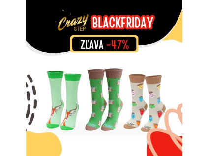 crazystep ponozky blackfriday 01