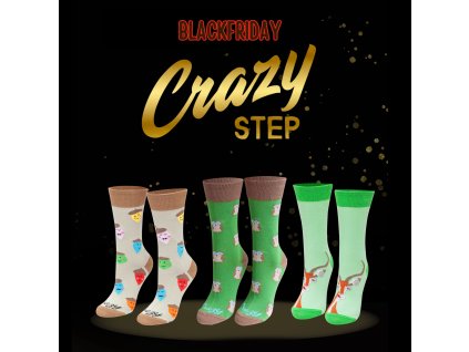 Set ponožiek - Ponožky Antilopa, Sovičky zelené a Žalude