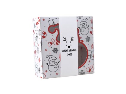 crazystep darcekova krabica vianoce snehuliak