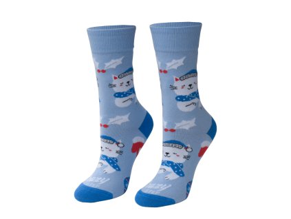 crazystep ponozky vianocne macky