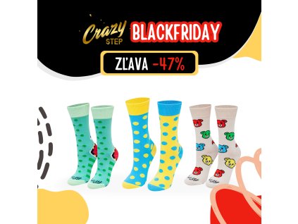 crazystep ponozky blackfriday 18